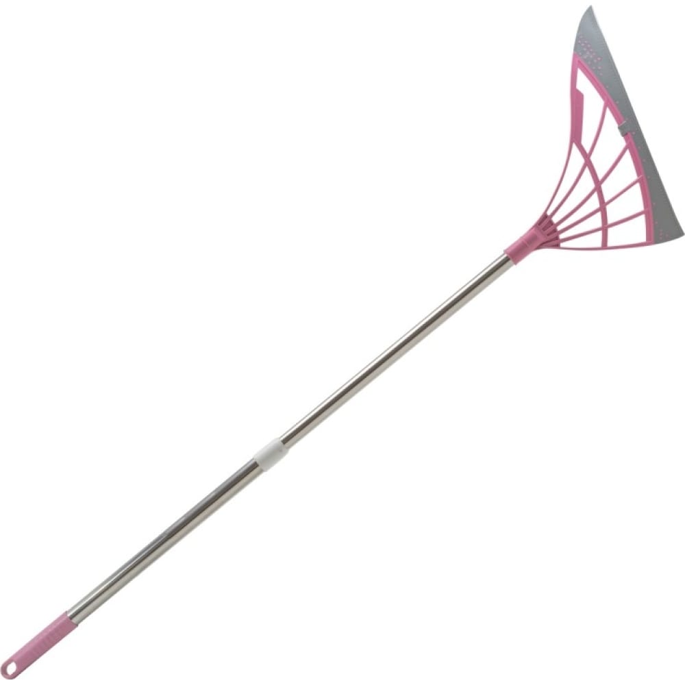 Телескопическая щетка-сгон для влажной уборки WMC TOOLS, цвет розовый