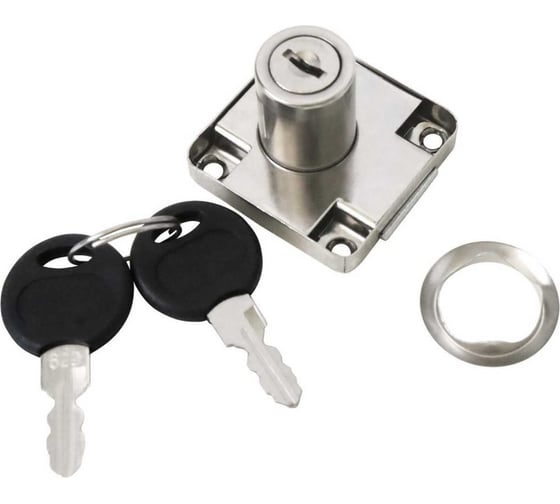 Изображение товара Замок MF LOCK.138.CR, прямоугольный, хром, D19x22 4578v