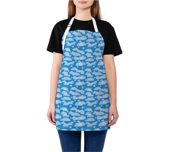 Изображение товара Кухонный фартук JOYARTY Самолеты в облаках, универсальный размер для женщин и мужчин ap_423748