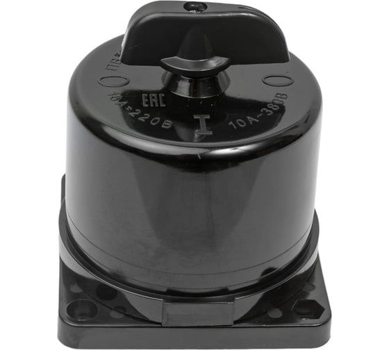 Изображение товара Пакетный выключатель Электротехник ПВ 2-16 М3 кар. 30 (16А, карболитовый корпус, IP30), ET003069