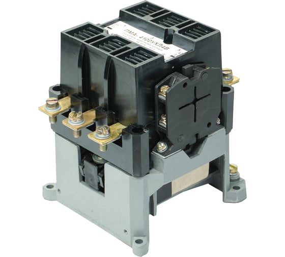 Изображение товара Электромагнитный пускатель Электротехник ПМА-4100 УХЛ4 В, 380В, 2з и2р, 63А, нереверсивный, без реле, IP00, ET002281