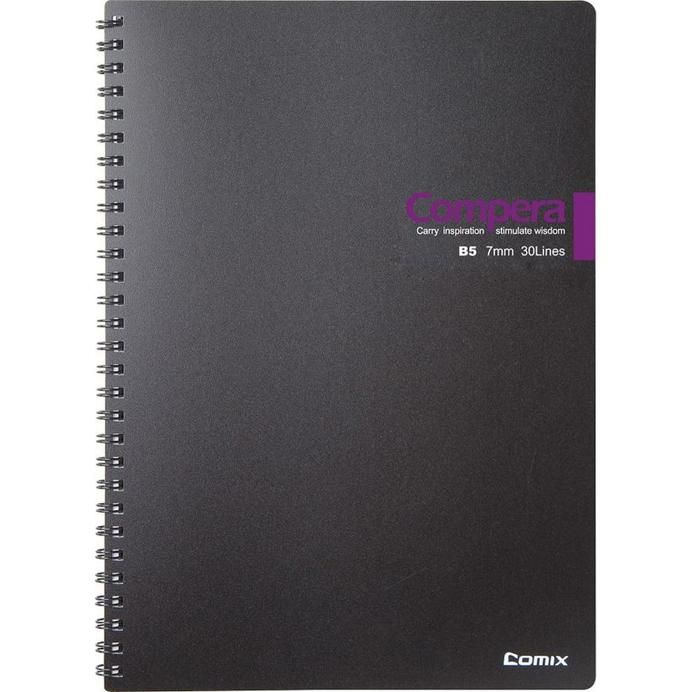 Блокнот COMIX Compera Bond CPB5607 BLK/PU