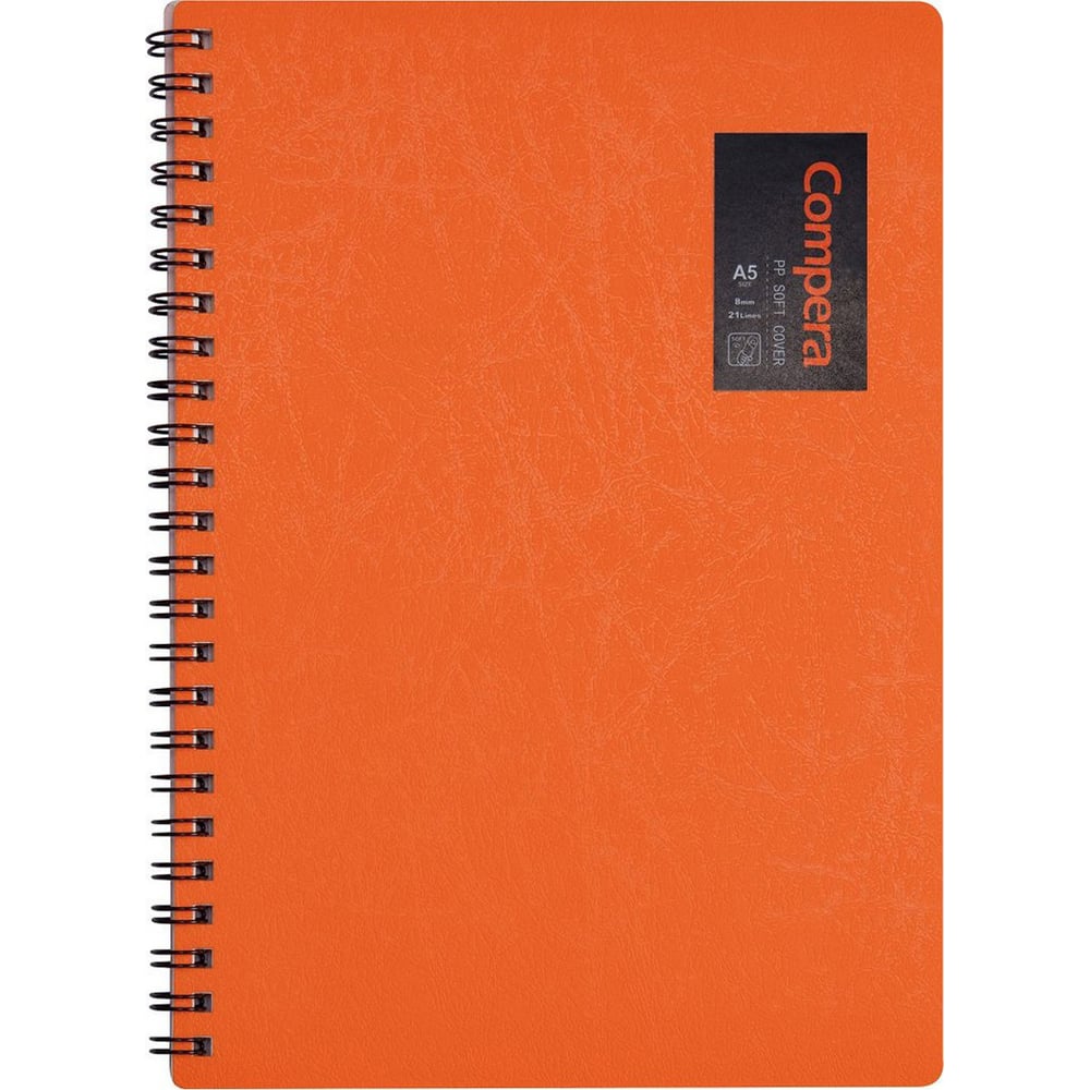 Блокнот COMIX альбом для рисования а4 30 листов на спирали erichkrause neon оранжевый пластиковая обложка блок белизна 100% плотность 120 г м2