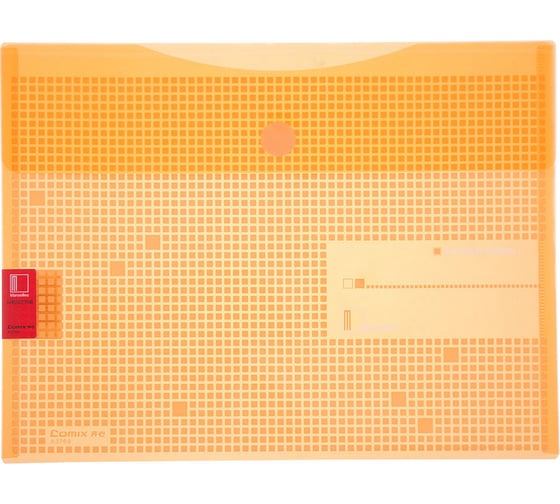 Изображение товара Папка-конверт COMIX MARSEILLE на липучке A4 оранжевая A3769 OR