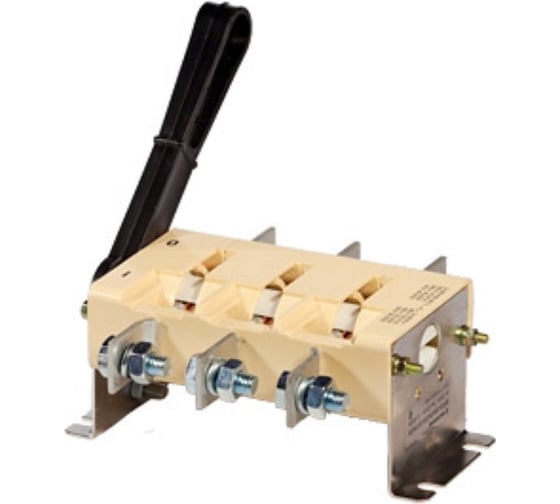 Изображение товара Выключатель-разъединитель Электротехник ВР32-35 В 71250-32 УХЛ3, 250А, съемная боковая смещенная рукоятка, 3-х полюсный на два направления, с дугогасительными камерами, IP32, ET485185