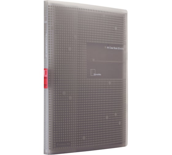 Изображение товара Папка COMIX Marseille на 30 файлов А4 серая A3730 GR