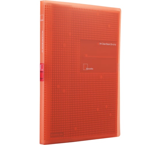 Изображение товара Папка COMIX Marseille на 30 файлов А4 оранжевая A3730 OR