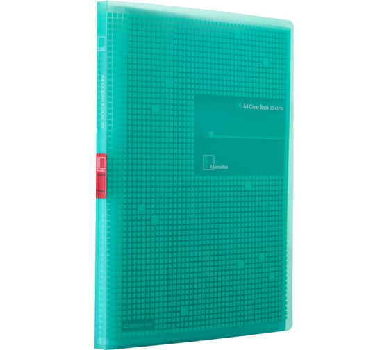 Изображение товара Папка COMIX Marseille на 30 файлов А4 зеленая A3730 GN