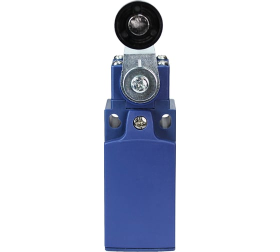 Изображение товара Путевой выключатель Электротехник ВП 24-2118П-65 У2, рычаг с пластиковым роликом, 1з и 1р, безинерционный, 20 мм, без сальника, 3А, IP65, ET004677