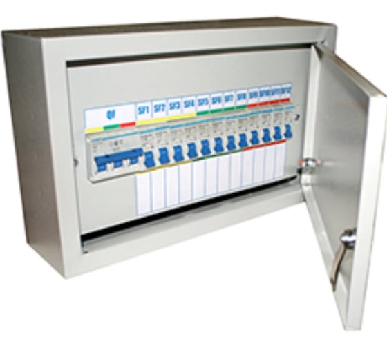 Изображение товара Осветительный навесной щиток Электротехник ОЩВ-12 УХЛ4, 63/16А, IP54, ET004194