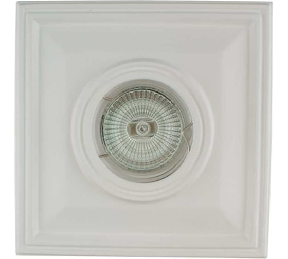 Изображение товара Гипсовый cветильник Светкомплект RD101WH AZТ01 белый МR16 azt01wh