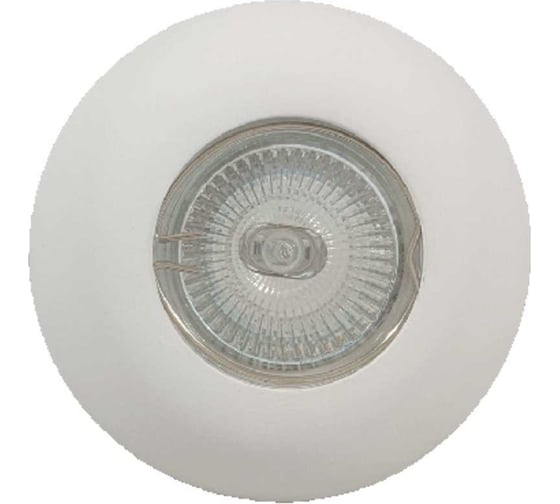 Изображение товара Гипсовый cветильник Светкомплект RD118WH AZТ18 белый azt18wh