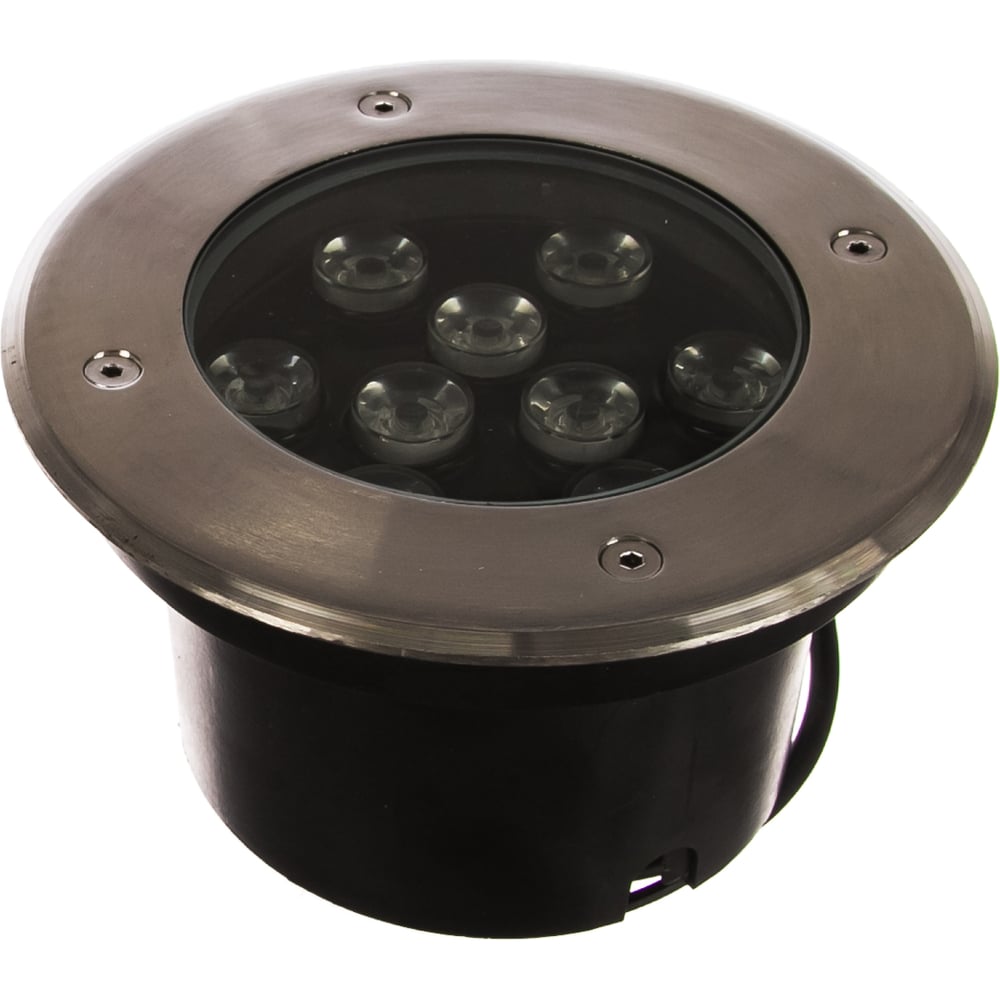 фото Тротуарный светильник feron sp4113 9led холодный белый, 9w, 160хh90mm ip67 32019