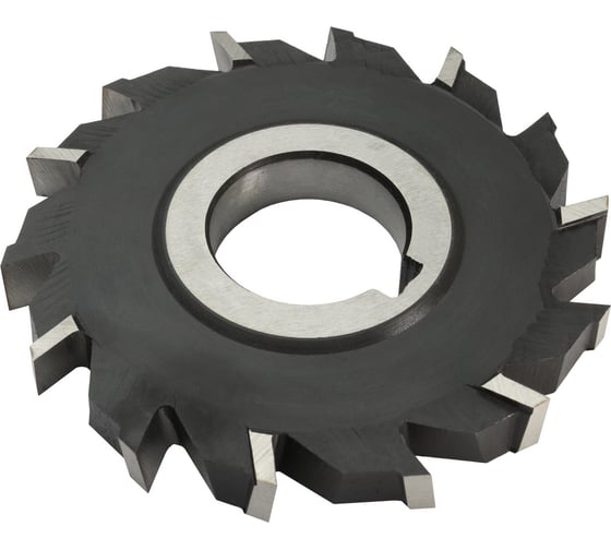 Изображение товара Фреза дисковая трехсторонняя с разнонаправленным зубом (80x14x27 мм, Z=14, тип 2, Р6М5) ИПК 2240-0158