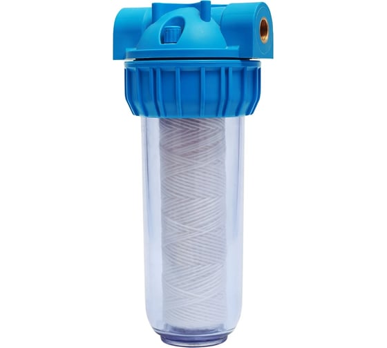 Изображение товара Колба Victoria 1/2 с латунной резьбой (картридж+кронштейн+ключ) 35-011