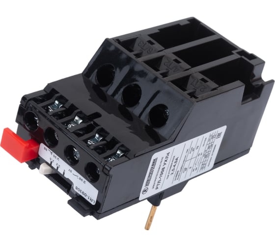 Изображение товара Электротепловое реле Электротехник РТЛ-1008 УХЛ4 2,5-4,0А, 660/50Гц, 1з и 1р, ручной возврат, IP20 ET502086