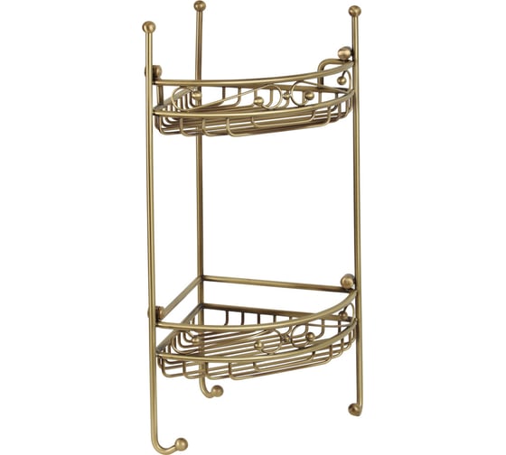 Изображение товара Решетка Migliore COMPLEMENTI угловая, ажурная, двойная L21xP21xH53 см, бронза 22936