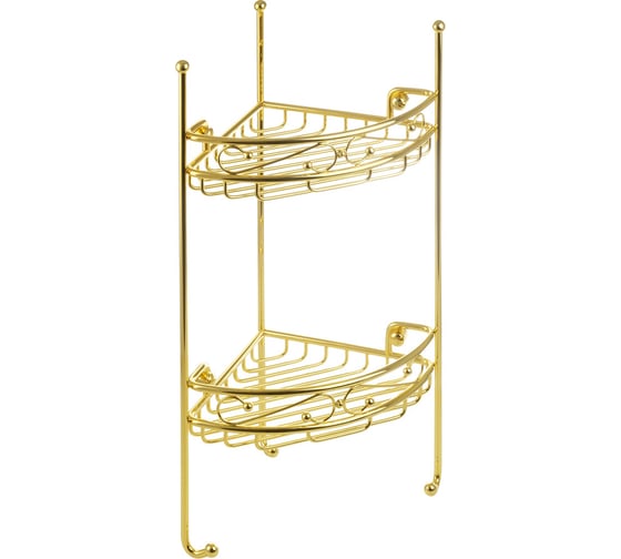 Изображение товара Решетка Migliore COMPLEMENTI угловая, ажурная, двойная L21xP21xH53 см., золото 22938