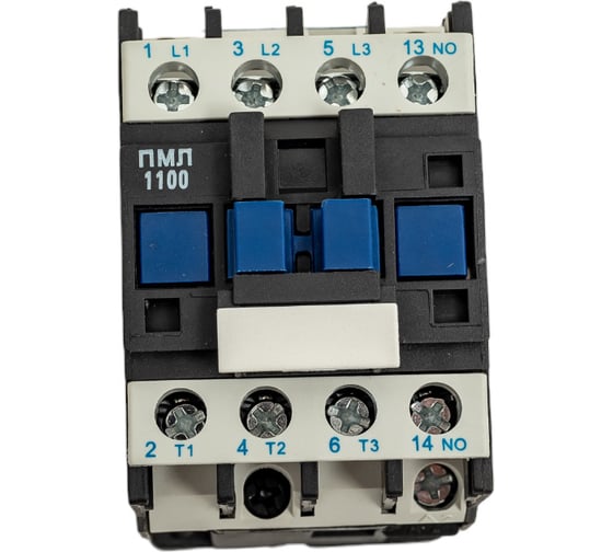 Изображение товара Электромагнитный пускатель Электротехник ПМЛ-1100 УХЛ4 Б, 24В/50Гц, 1з, 10А, нереверсивный, без реле, IP00 ET543039