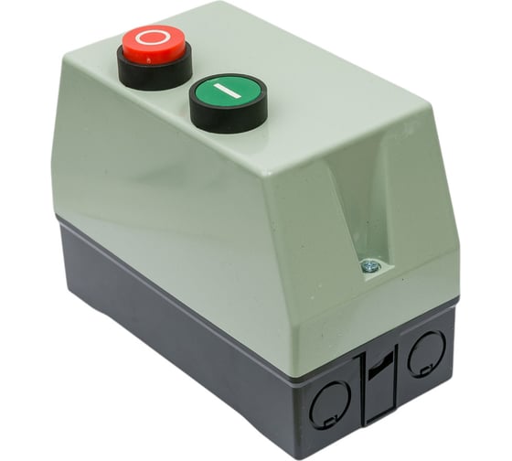 Изображение товара Электромагнитный пускатель Электротехник ПМЛ-1220 УХЛ4 Б, 380В/50Гц, 1з, 10А, нереверсивный, с реле РТЛ-1014-2 7-10А, в корпусе из пластика IP54, с кнопками ПУСК и СТОП ET511476