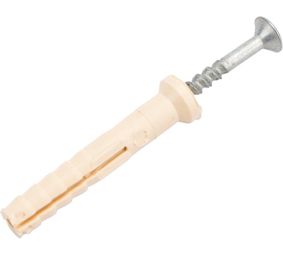 Изображение товара Дюбель-гвоздь Tech-Krep 6х40 потайная манжета, нейлон 12 шт - пакет 102935