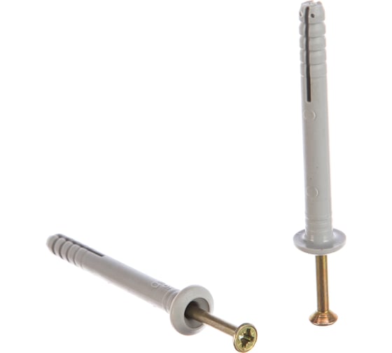 Изображение товара Дюбель-гвоздь Tech-Krep 6х60 грибовидная манжета, полипропилен 14 шт - пакет 102946