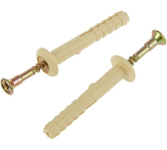 Изображение товара Дюбель-гвоздь Tech-Krep 6х40 грибовидная манжета, нейлон 12 шт - пакет 102938