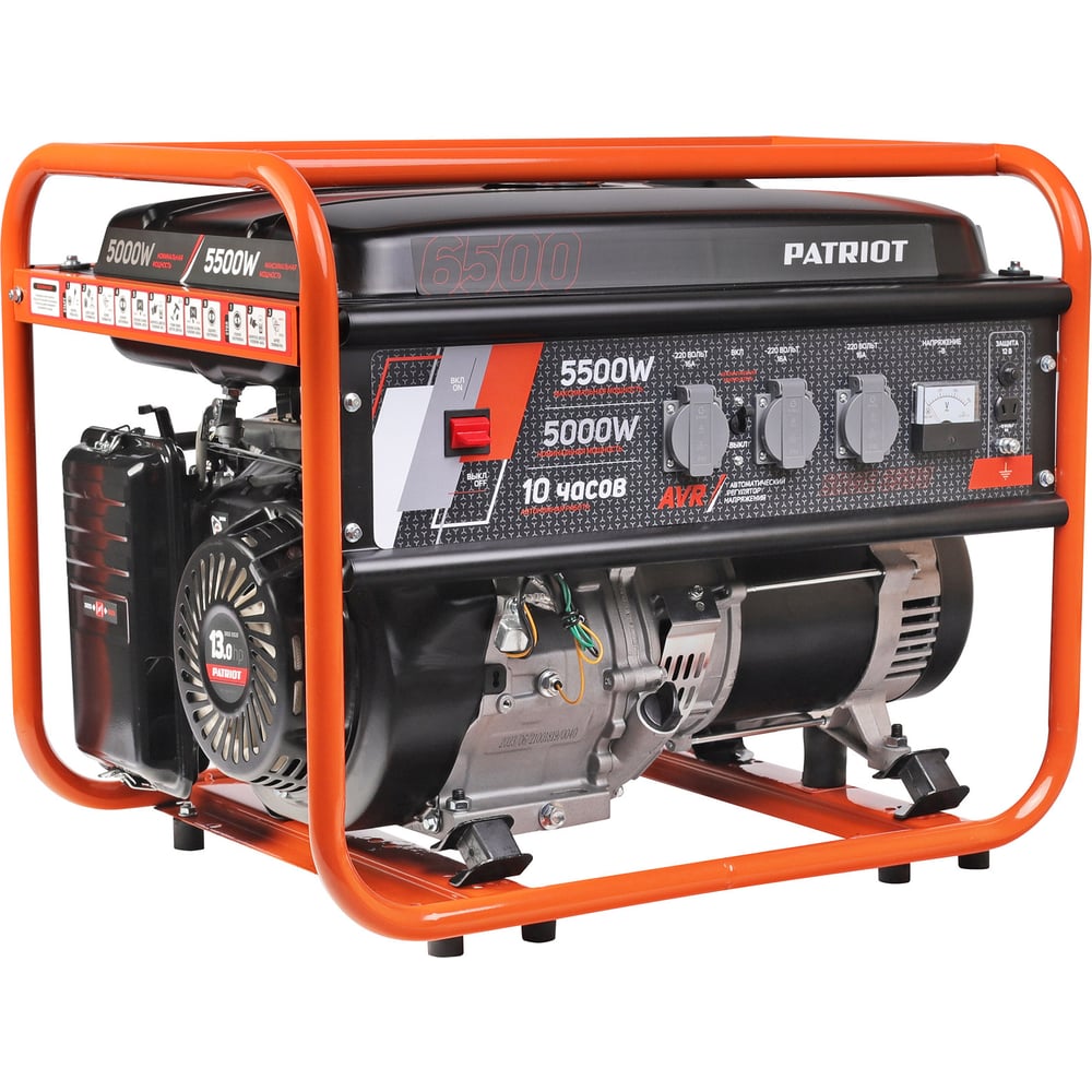 Изображение товара Бензиновый генератор PATRIOT Max Power SRGE 6500 474103166 Изображение товара Бензиновый генератор PATRIOT Max Power SRGE 6500 474103166