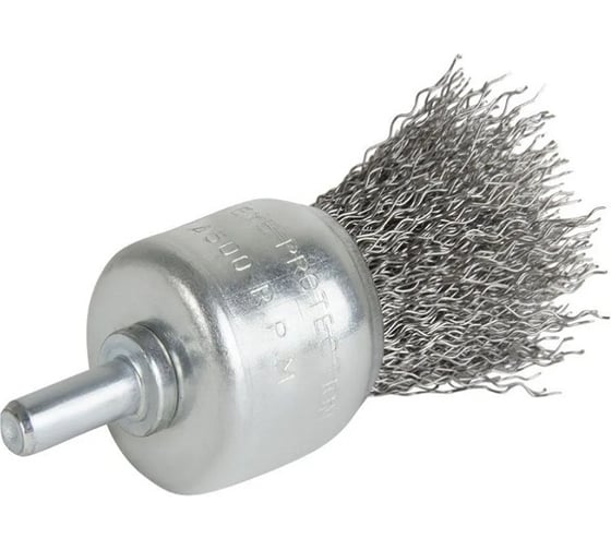 Изображение товара Щетка кистевая волнистая с хвостовиком 30 мм, проволока - INOX 0.30 мм DEBEVER DB80163389