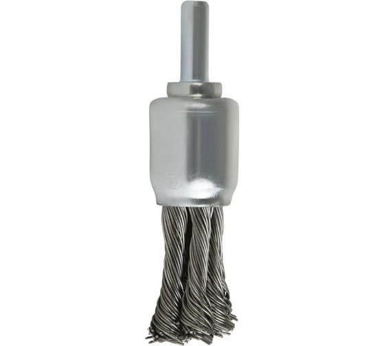 Изображение товара Щетка кистевая витая с хвостовиком 12 мм, проволока - сталь 0.50 мм DEBEVER DB80163394