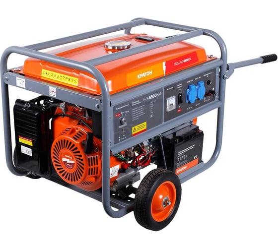 Изображение товара Бензиновый генератор Кратон GG-6500EM 3 08 01 038