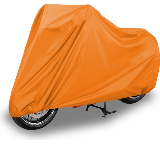 Изображение товара Чехол для мотоцикла Tplus M 2290x990(480)x1250(900) мм оксфорд 210, оранжевый T021382