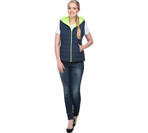 Изображение товара Женский утепленный жилет ГК Спецобъединение ФЬЮЖЕН темно-синий, р.80-84 Жил 644/ 80
