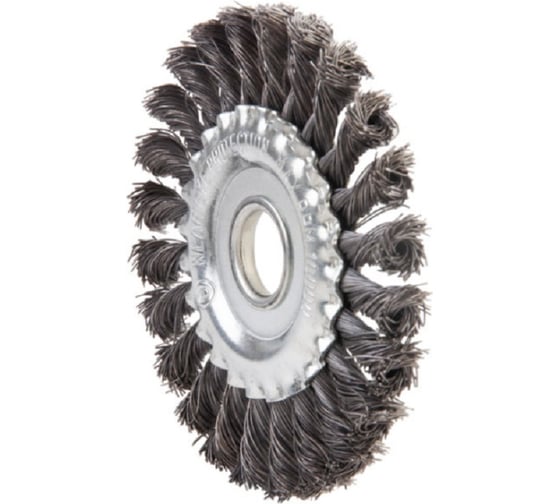 Изображение товара Щетка дисковая витая 150x22.2 мм, проволока - сталь 0.50 мм DeBever DB80162101