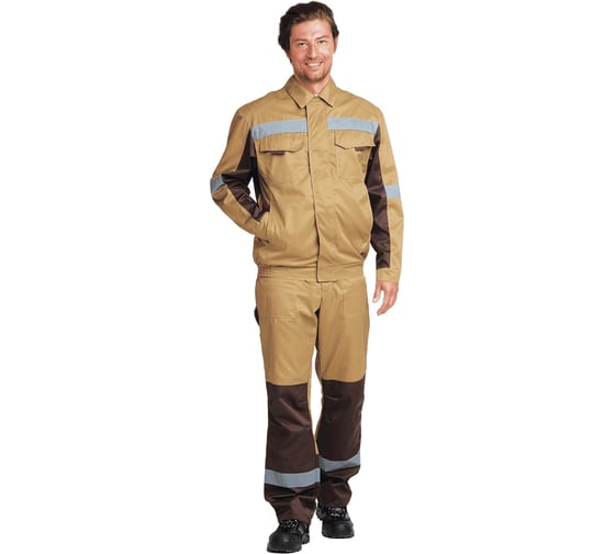 Изображение товара Костюм ГК Спецобъединение Бархан-1 бежево-коричневый, р. 104-108, рост 170-176 Кос 459/104/170