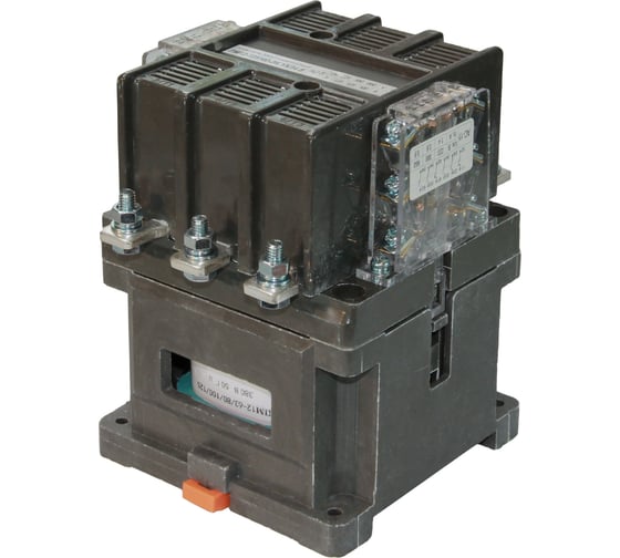 Изображение товара Электромагнитный пускатель Электротехник ПМ12-125100-ЭК УХЛ4 В, 380В/50Гц, 4з и 2р, 125А, нереверсивный, без реле, IP00 ET516445