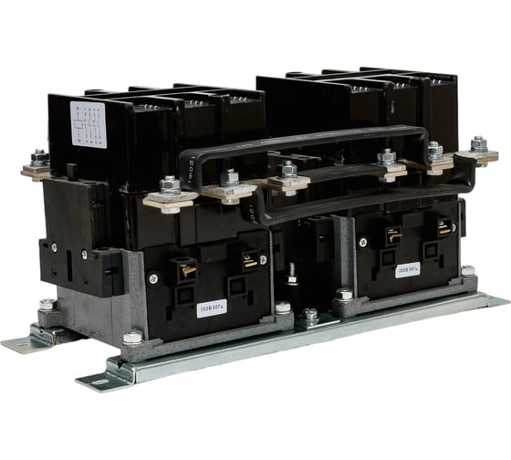 Изображение товара Электромагнитный пускатель Электротехник ПМ12-100500 УХЛ4 В, 380В/50Гц, 4з и 4р, 100А, реверсивный, без реле, IP00 ET509192