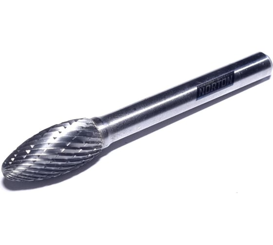 Изображение товара Бор-фреза твердосплавная тип H 10x20 мм, универсальная NORTON 66261159823