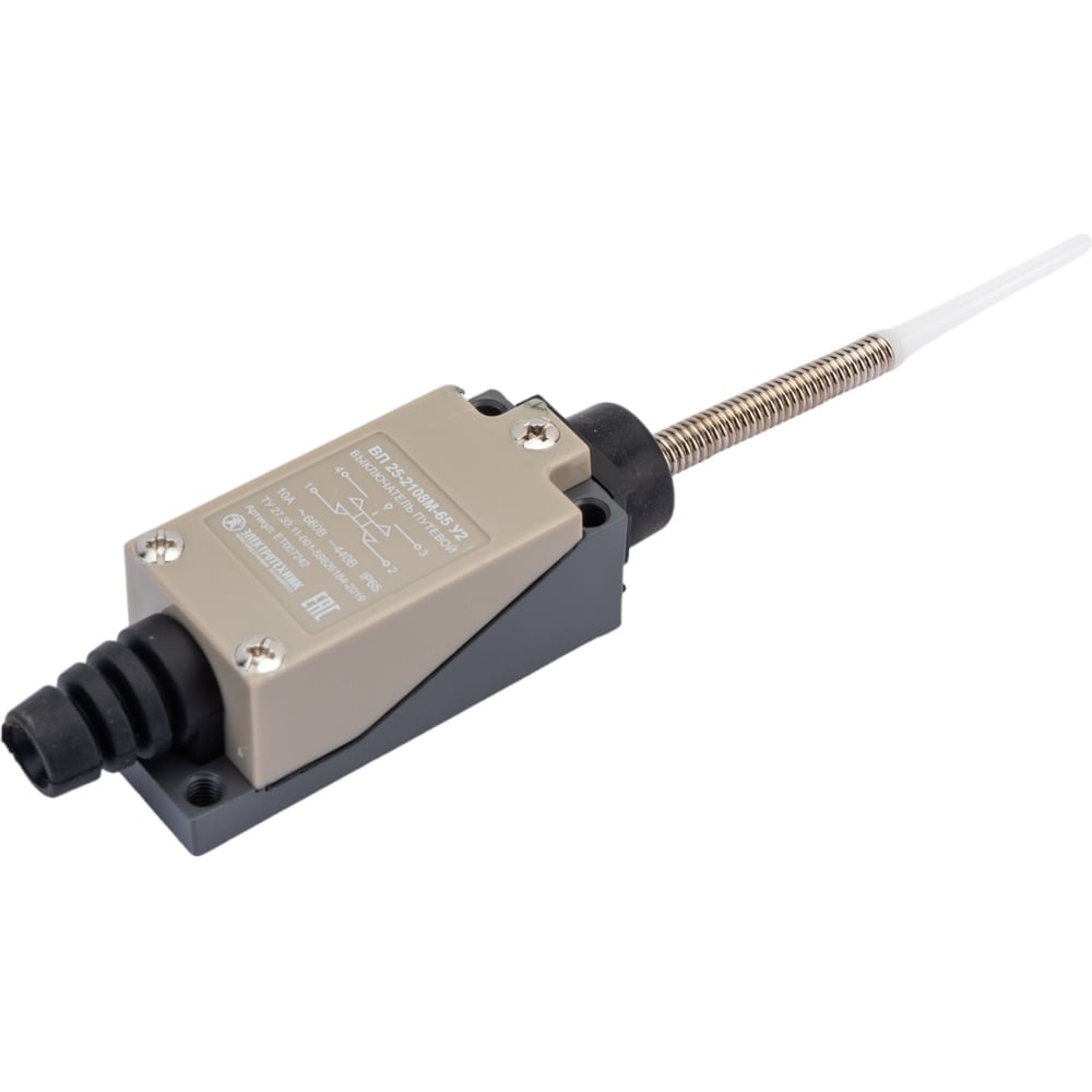 Изображение товара Путевой выключатель Электротехник ВП 25-2108М-65 У2 3А IP65 Металл