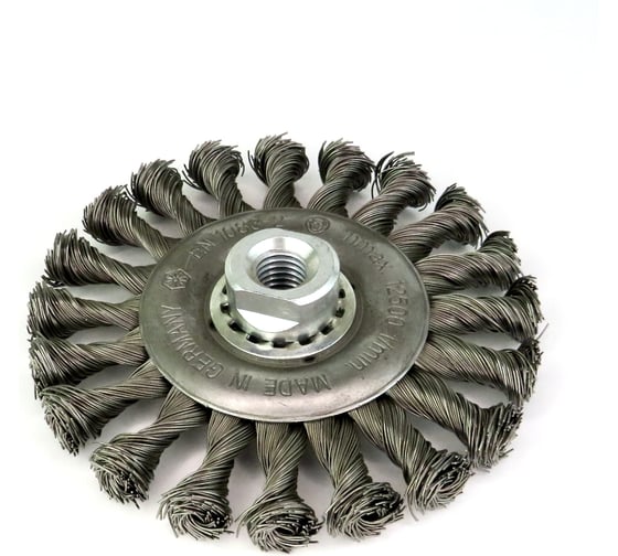 Изображение товара Щетка дисковая жгутовая 125x13 мм, М14, ворс сталь 0.50 мм OSBORN 631.151-0232