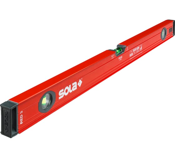 Изображение товара Уровень (L=60 см, 3 глазка) SOLA RED 3 60 01214801