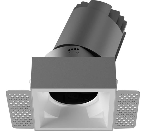 Изображение товара Светодиодный светильник FIBERLI 302T75, квадратная рамка, белый отражатель, 12130206