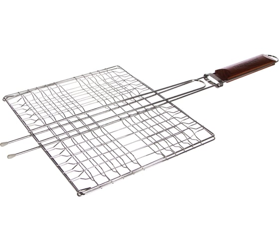 Изображение товара Решетка для барбекю Пикничок Альпийская, малая, 4 секции, 265х240 мм 401-770