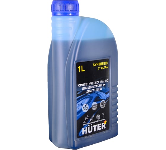 Изображение товара Масло 2Т ULTRA синтетическое для двухтактных двигателей, для техники, 1 л Huter 73/8/3/3