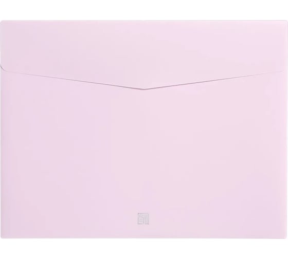 Изображение товара Папка-конверт COMIX на липучке горизонтальная A4 Morandi розовый 10 шт в упаковке A1772 PU
