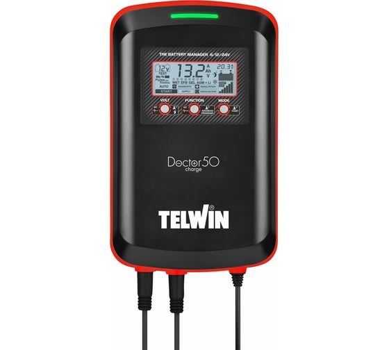 Изображение товара Зарядное устройство TELWIN DOCTOR CHARGE 50, 230V, 6V/12V/24V, 807598
