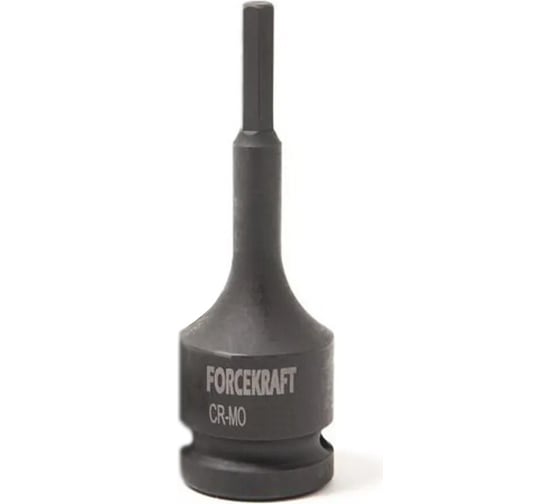 Изображение товара Головка-бита 6-гранная ударная 9 мм, 1/2" DR Forcekraft FK-24407809MPB