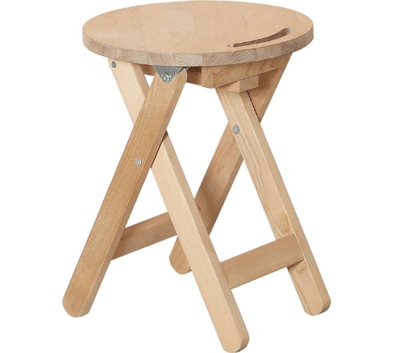 Изображение товара Складной табурет Мебелик лак 8420
