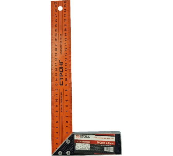 Изображение товара Угольник Strong металлический, 300x0.8 мм СТИ-63000300