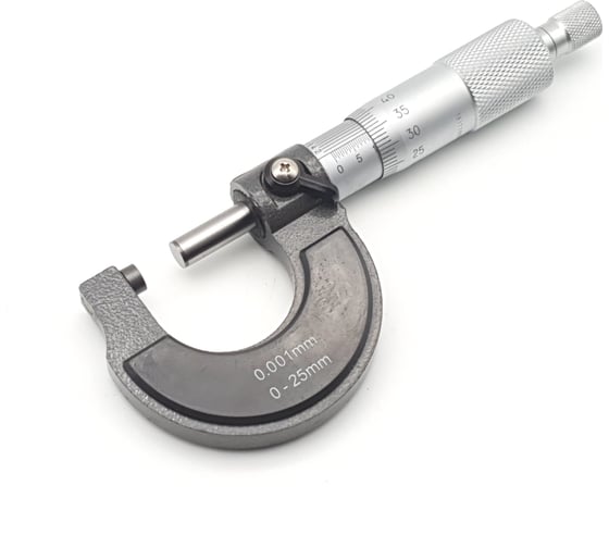 Изображение товара Гладкий микрометр ТЕХНОРЕАЛ 0-25 мм, 0.001 мм МА600051020